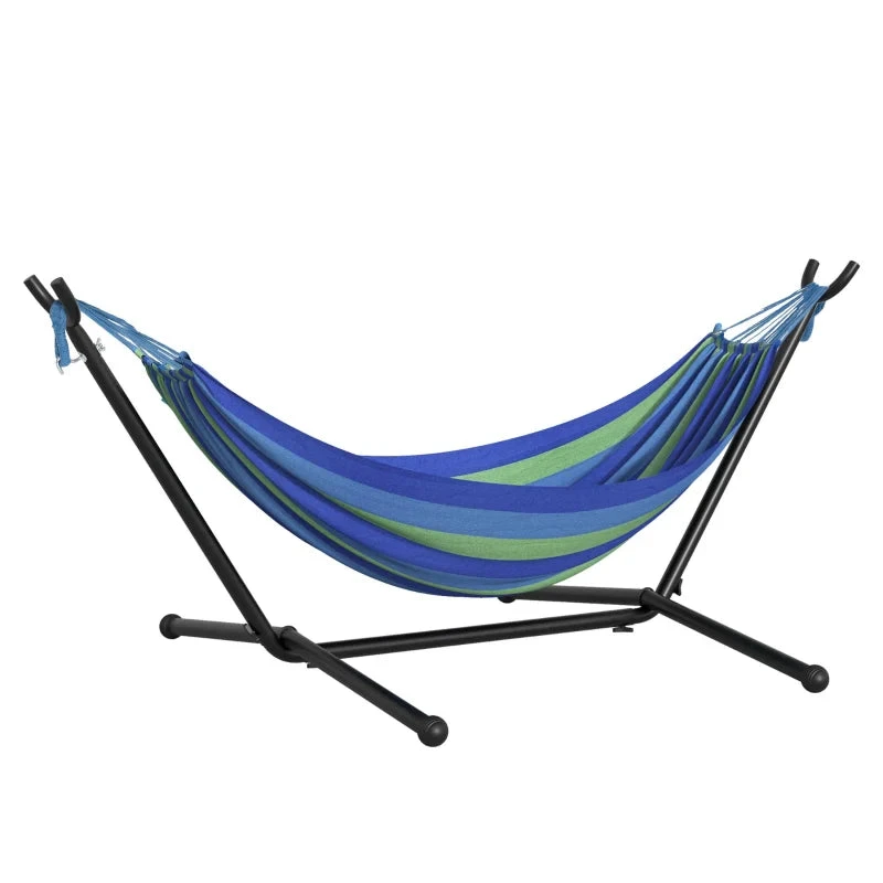 Outsunny Hammock With Metal Stand And Carrying Bag 1 Outsunny Hammock With Metal Stand And Carrying Bag