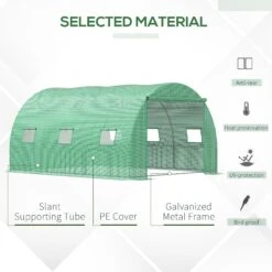 Outsunny Walk-in Tunnel Greenhouse 12 Outsunny Walk-in Tunnel Greenhouse -OUTSUNNY Store r6ca0917edc63fdab