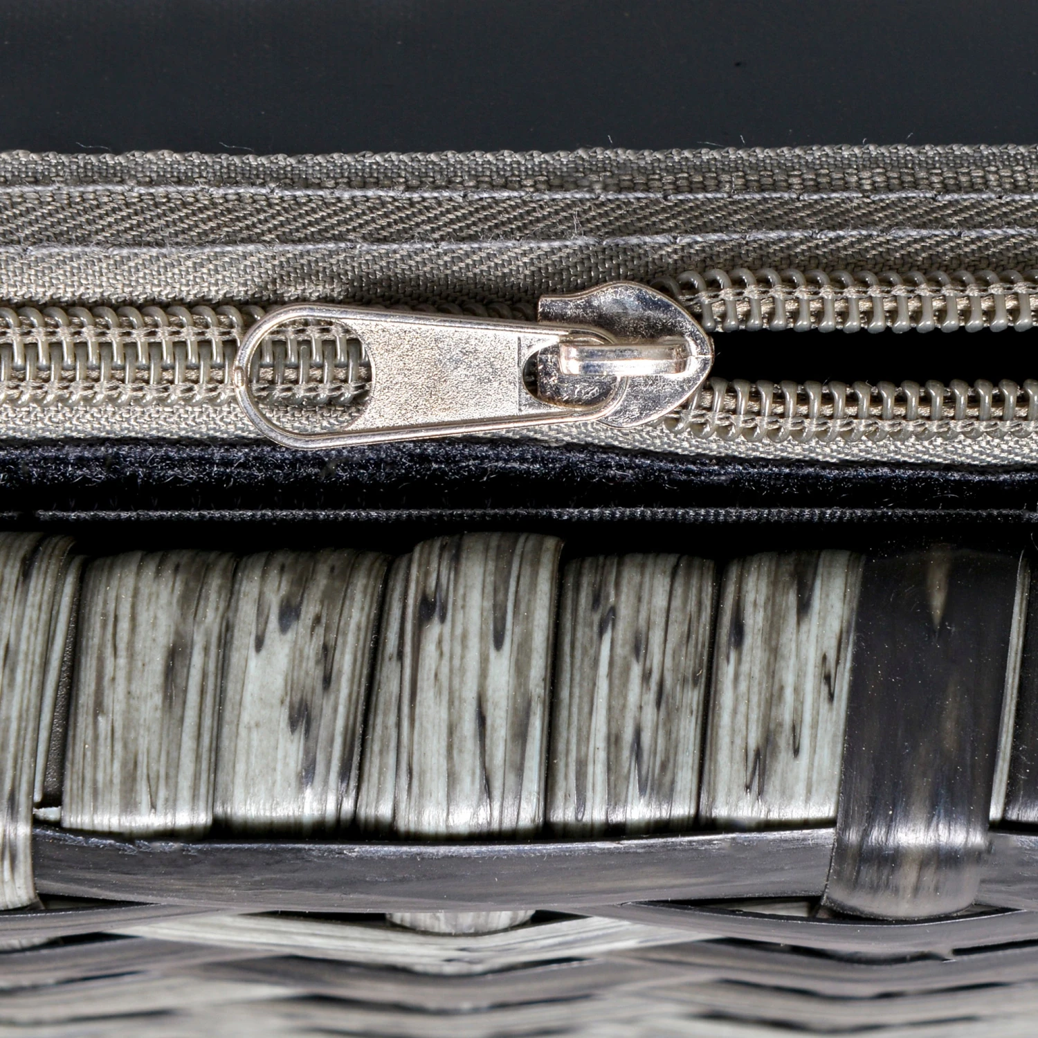 Outsunny Rattan Storage Bench Grey 7 Outsunny Rattan Storage Bench Grey - Image 7