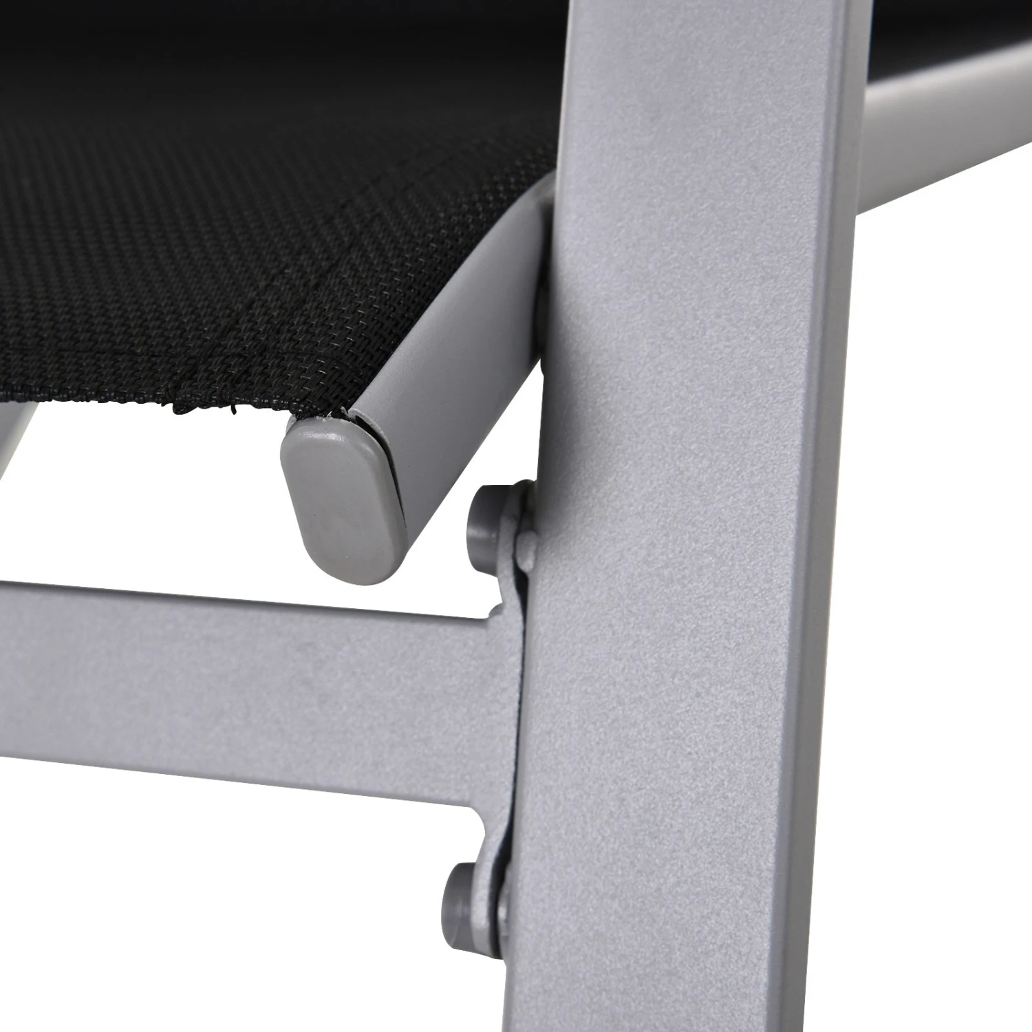 Outsunny Rocking Chair Sun Lounger Garden Seat Patio High Back Texteline Black 8 Outsunny Rocking Chair Sun Lounger Garden Seat Patio High Back Texteline Black - Image 8