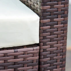 Outsunny Rattan Sofa Set With Chez Lounge And Coffee Table - Brown -OUTSUNNY Store tcVd4d1863a7161ba jpg