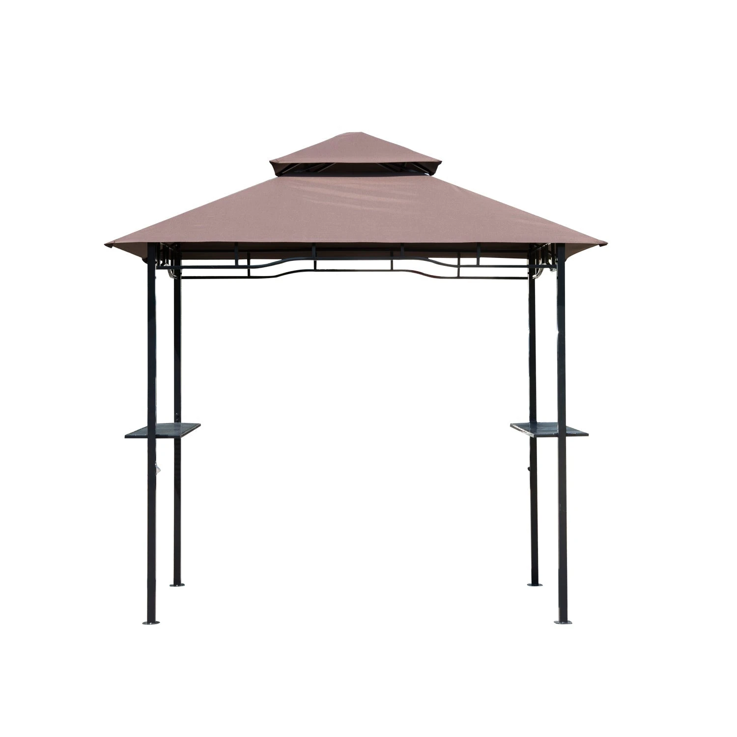 Outsunny Grill Gazebo Brown 3 Outsunny Grill Gazebo Brown - Image 3