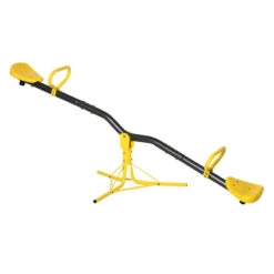Outsunny See Saw For Ages 3-7 Years, Yellow -OUTSUNNY Store v5Z98a17f8b4753e9 jpg
