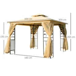 Outsunny Netting Gazebo - 4 Piece Sidewalls -OUTSUNNY Store wKJ7b317dc30ac18e 92126b6f 9804 42f7 aff5 cb8326cbe7d6