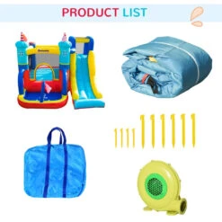 Outsunny Bouncy Castle With Slide And Pool -OUTSUNNY Store wYKd4d17f01013923 jpg