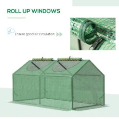 Outsunny Mini Greenhouse 119 X 60 X 60 Cm - Green -OUTSUNNY Store xYG88c17e7a564862 jpg