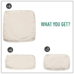 Outsunny-Rattan 6 Seat Cushion Replacement Set -OUTSUNNY Store xtA23c17dc554b0d4