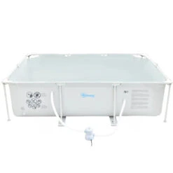 Outsunny Swimming Pool With Steel Frame & Filter 315L X 225W X 75H Cm - Grey -OUTSUNNY Store yPZ14e17dc4f942c5 jpg