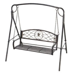 Outsunny Swing Bench - Antique Bronze