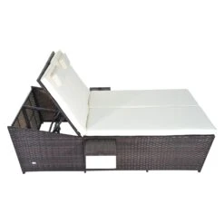 Outsunny Rattan Double Lounge -OUTSUNNY Store zpO1fd17dc3af8a48